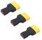 Boladge 3 Stücke Deans T-Stecker Buchse auf XT90 Männlich Stecker Adapter für RC Lipo NiMH-Ladegerät