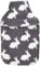 Vagabond Bags Grey Rabbit 2 Litre Hot Water Bottle and Cover
