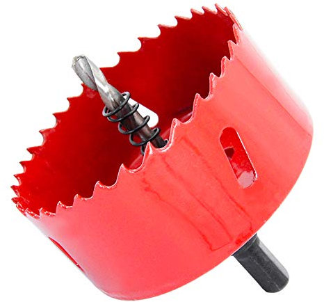 Laiwei Bimetall-Lochsägenbohrer, HSS-Lochschneider mit Dorn für Holz und Metall (85 mm (3 3/8 Zoll))