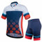 ROTTO Radtrikot Herren Set Kurzarm Fahrradtrikot und 3D Gepolsterte Radhose Rennserie