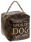 Assorted Doorstop Door Stop Stopper Filled Heavy Doorstop Faux Leather Novelty Wedge (A Spoiled Dog Doorstop Cube)