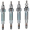 4PCS Glühkerzen, Ersatz-Glühkerzen aus Metall für Bobcat-Modelle Kompaktlader 643 645 743