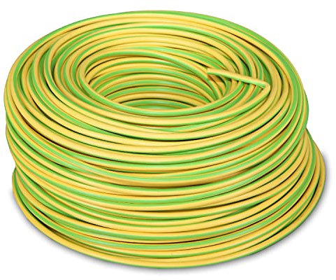 Erdungskabel Aderleitung Erdungsleitung Kabel Leitung Erdung feindrähtig flexibel Kupfer 5m Grün/Gelb Meterware 16mm²