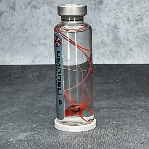 ELACE Phiole Virus 06 Typ 1 Plagas Parasit Resident Evil Cosplay – Verwendung Fan Art Cosplay – Ideal Sammlung – Maße: 85 mm x 25 mm – Virus (Typ A)