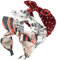 scicent 3 Stück Haarreifen Damen Breit Kopfband Haarband Retro Stirnband Haarreifen Knoten Stirnbänder Turban Vintage Stoff Haarreif für Frauen Mädchen Lieferungen - 15522