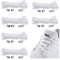 6 Paar Elastische Schnürsenkel mit Metallkapsel, Einstellbare Schnürsenkel Ohne Binden, Gummi Schuhbänder mit Kapseln, Gummischnürsenkel für Sneaker, Laufschuhe, Sporschuhe (6 Weiß)