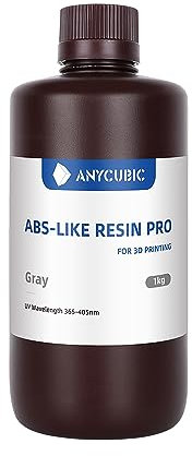 ANYCUBIC ABS-Like Resin Pro 2, 3D Drucker Resin für 4/6/8K LCD/DLP 3D-Drucker,Transparent grün,1000g