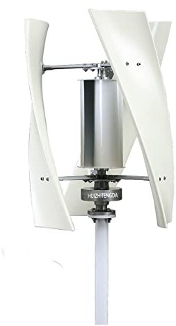HUIZHITENGDA Vertikaler Windturbinengenerator 2000W, 12V/24V/48V Magnetischer Dynamo Freie Energie Starke Energie Niedrige Geschwindigkeit Effizienterer Windgenerator,220v