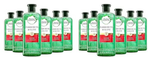 Herbal Essences Pure Shampoo Farbschutz & Glanz 6er Set (6x 225 ml), Gefärbte Haare, Coloriertes Haar, Ohne Silikon, Sulfate und Farbstoffe, Aloe + Mango (Packung mit 2)