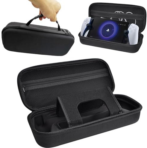 Braleto Hartschalenkoffer für Playstation Portal Remote Play, Travel Carrying Case mit Eingebaut Halterungsdesign Tasche Tragbar Storage Case Kratzfest und Sturzsicher (nur Koffer)