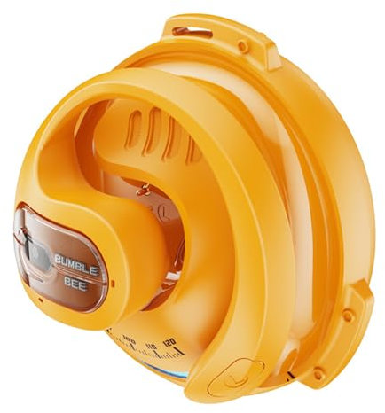 osiuujkw Bluetooth Earphones With Continuous For 5 Hours For Travel HD Calls ABS Bluetooth Headphones Gaming Earphone Earbuds, Yellow