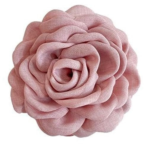 EOYVAIL Pinces à cheveux,Pinces à cheveux roses, pinces à cheveux à fleurs, accessoires pour cheveux pour femmes, pinces à cheveux pour filles, fête, mariage sur la plage (rouge)
