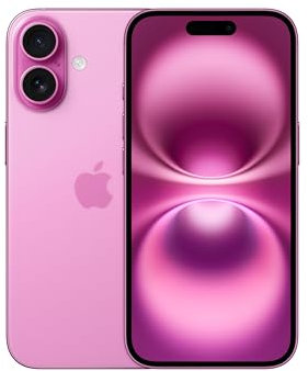 Apple iPhone 16 128 GB: Telefono 5G con Controllo fotocamera, chip A18 e tanta autonomia in più. Compatibile con AirPods; Rosa