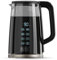 Black+Decker - Hervidor eléctrico BXKE2206E | 2200W | Capacidad 1.7L | 7 Niveles de Temperatura | Vidrio con Aislamiento Doble Pared | Base Giratoria 360º | Auto Off | Filtro Removible