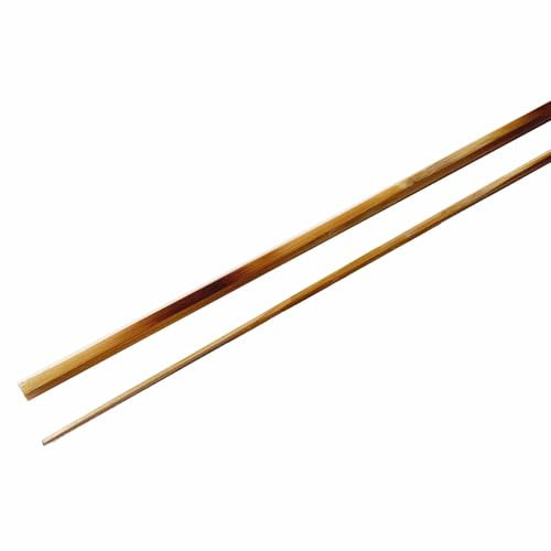 ZHUSROD 4 W | 2,1 m 15,2 cm | 2 Stück | Bambus-Fliegenrute blank | Payne Taper (unferruled, nur 1 Spitze)