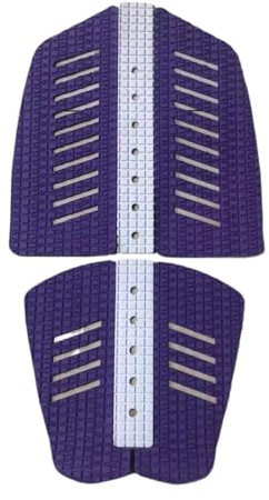 Ronyme 6X Surf Traction Pads Surfbrett Pads Eva Einstellbare Ferse Pad Zubehör Fuß Deck Grip Pad für Enthusiasten Surfbrett Surfen, Lila