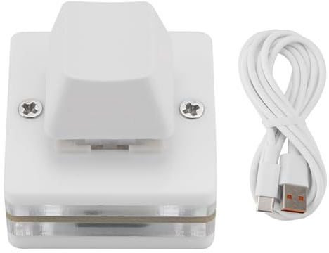 Pqahffowr RGB Mini clavier de jeu OSU 1 touche Photoshop Dessin Clavier Programmation Macro Clavier Mécanique Manche Rouge