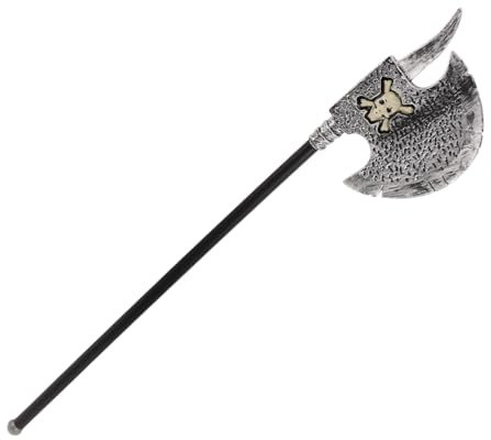 SAFIGLE Axtstütze Halloween Dekoration für Halloween Cosplay Halloween Halloween-Cosplay-Requisiten Spielzeugaxt Halloween Halloween- -Requisiten Plastik Silver