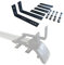 WPWSDWMX Kit D'installation de Support Universel en L en Acier Inoxydable, Support de Fixation pour Store, Matériel de Montage Robuste, pour Remplacement de Store