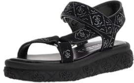 GUESS Damen Fljlodfap03-black Sandal