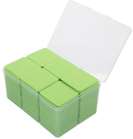LIFKOME 1080pcs Absorbent Cotton Extension Wipes for Lash Glue and Nail Polish Cleaning Gentle Pads for Makeup Brushes and Nail Tools Easy Use Quantity Box for Salon and Home