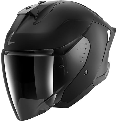 SHARK, Jet Motorradhelm SKWAL JET CUP DARK SHADOW Mat Black KMA, XS