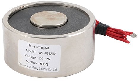 sourcing map 12V DC 800N 1,15LB/523g Elektrischer Hebemagnet Elektromagnet Solenoid Halten