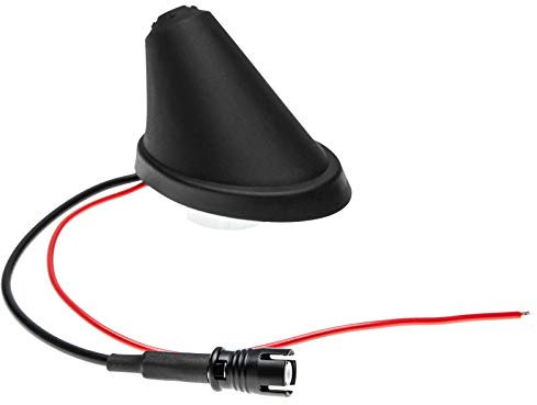 Adapter Universe Auto Antennensockel mit Raku 2 Triplex Adapter & Verstärker Universal schwarz - Antennenfuß KFZ Dach Stecker