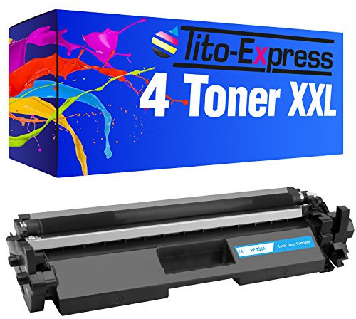 Tito-Express 4 Toner XXL für HP CF230A 30A | Geeignet für HP Laserjet Pro M203 M203DN M203DW MFP M227FDN M227FDW M227SDN | 1.600 Seiten