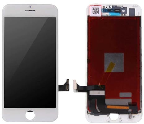 Display Einheit original entnommen kompatibel für iPhone 7, Farbe:Weiss