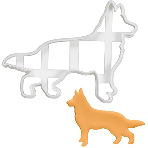 Deutscher Schäferhund Körper Ausstechform, German Shepherd keksausstecher 1 Teil, Bakerlogy