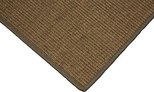 Teppich Janning Sisalteppich umkettelt nuss 100% Sisal gekettelt - Verschiedene Größen (200 x 250 cm)
