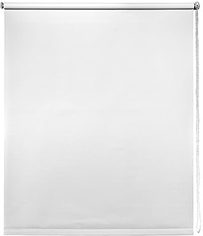 Thermal Blackout Blinds, White 100cm (39.37), 165cm Drop - Blackout Roller Blinds For Inside and Outside Recess Fitting - Window Blinds of Multiple Colours and Sizes by New Edge Blinds