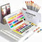 Shuttle Art Aquarellfarben Set, 48 Wasserfarben mit 2 Wasserpinsel, 10 Pinsel, 1 Aquarellblock (18 Aquarellpapier), 1 Palette, Aquarellkasten, Aquarell Set für Kinder, Erwachsene, Einsteiger geeignet