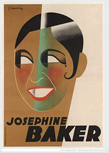 Josephine Baker Poster, Reproduktion, Format 50 x 70 cm, Papier 300 g – Verkauf der digitalen Datei HD möglich