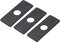 Lot de 3 cache-trous d'évier en acier inoxydable de 10,2 cm, plaque de robinet de cuisine, couvercle pour trou d'évier de salle de bain, noir