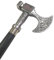 Silver Brass Axe Handle Walking Cane Vintage Style Wooden Walking Sticks Cane Axe Walking Stick Cane Gift