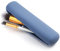CORNERIA Silicone Makeup Brush Holder for Travel, Business, Portable Makeup Brush Case Eco-Friendly, Makeup Brush Organizer Soft Feel, Nice and Stylish Makeup Brush Box for Gifts (Blue)