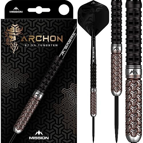 Mission Archon Black & Bronze 97,5% - Steeldarts 24 Gramm