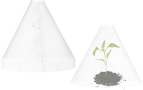 Niktule Garten-Cloche-Pflanzenschutz,Pflanzenabdeckung zum Frostschutz - Transparent, wiederverwendbar, Frostschutz, Sonne, Vögel, Tiere, Schneckenschutz