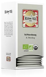 Kusmi Tea - St-Pétersbourg Bio - Box mit 25 Musselin-Teebeuteln