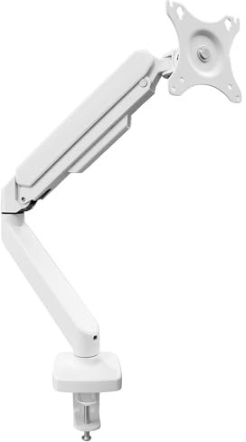 Atlantis P022-MA10-C012 GAS Lift Supporto e Braccio per Monitor PC singolo da 13 a 30,Max 9Kg. Altezza regolabile, snodabile. Inclinaz +/- 45°, Pivot +/- 180°, Rotaz 360° e Giro 180°. Vesa 75/100.