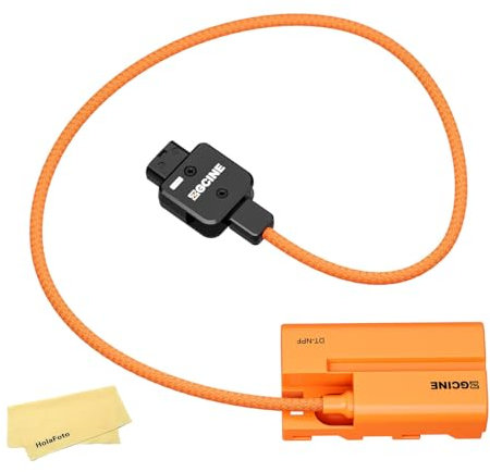 ZGCINE D-Tap to NPF Dummy Battery Cable, 60CM/1.97FT, Replacement for Sony NP-F970 F960 F950 F770 F750 F570 F550 Battery