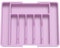 Lifewit Besteckkasten für Schubladen 40 50, Kunststoff Besteckeinsatz (Tiefe 38 cm), erweiterbare Besteckschublade Einsatz, Schubladen Organizer Küche für Besteck, Cutlery, Geschirr, Löffel, Lila