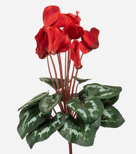 artplants.de Fiori artificiali ciclamino VERIANA, rosso, 30 cm