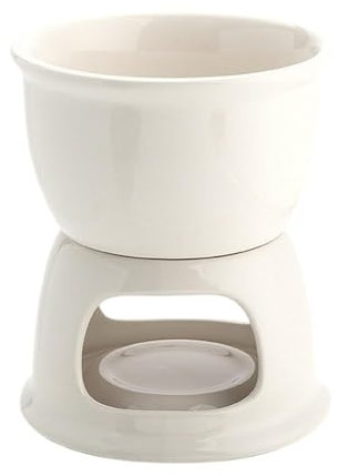 Hot Ceramic Chocolate Chafing Dish Cup With Fork Candle Pot Household Utensils Tableware Drinking Mug Melting Chocolate