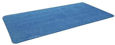 Solarcover für Stahlrahmenpool, blau, rechteckig, für Pool 400x200cm, schnelle Wassererwärmung, reduziert Verdunstung und Wärmeverlust über Nacht