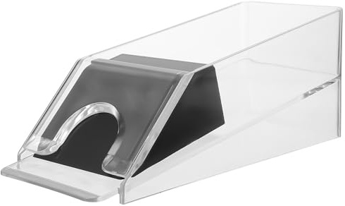 WHAMVOX Professioneller Kartengeber mit Glatten Abgerundeten Kanten aus Acryl Langlebiger Kartenmischer und Austeiler für Spieltisch und Gesellschaftsspiele