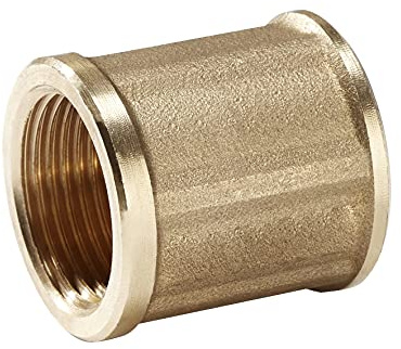 Raccordo filettato, raccordo in ottone, manicotto da 1 x 3/4 ridotto