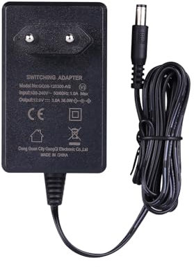 YUNBO 12V 3A CE Accréditation Alimentation, Universelle DC 12V 1A 2A 3A Transformateur d'alimentation, AC 100-240v 50/60hz, pour Bande LED CCTV Camera Router LCD Monitor